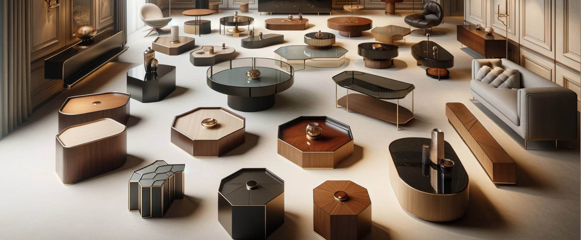 Masute de cafea in diverse forme