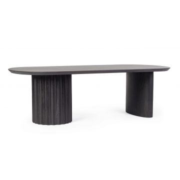 Masuta de cafea Orissa, Bizzotto, 130x65x40 cm, lemn de mango, negru