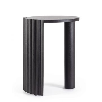 Masuta de cafea Orissa, Bizzotto, 50x65 cm, lemn de mango, negru