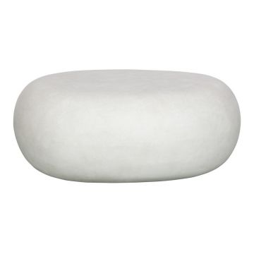 Măsuță de cafea albă 49x65 cm Pebble – vtwonen