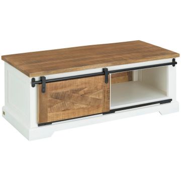 Șină Pentru Perdea din lemn, 60/120/45 cm