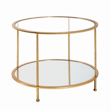 MASĂ AUXILIARĂ in metal, sticlă 60/60/45 cm MASĂ AUXILIARĂ in metal, sticlă 60/60/45 cm