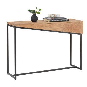 Masă Tip Consolă din lemn, metal, 115/35/77 cm