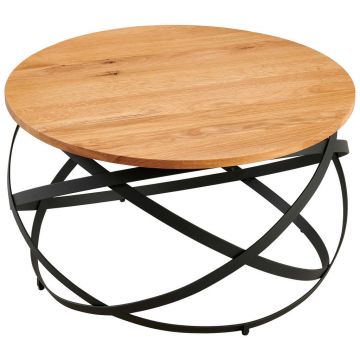 Măsuță De Cafea din lemn, metal, 70/40/70 cm