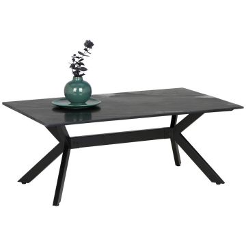 Măsuță De Cafea din metal, piatră, 115/70/45 cm