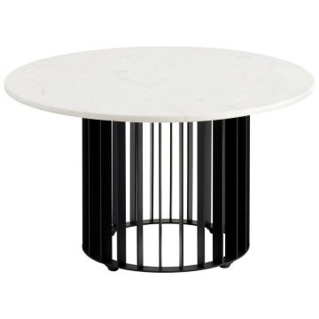 Măsuță De Cafea din metal, piatră, 70/70/40 cm