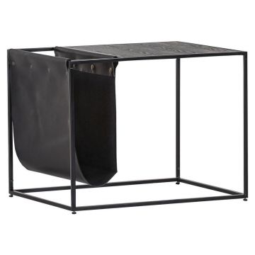 Măsuță De Cafea din lemn, metal, textil, material pe bază de lemn, 60/45/46 cm