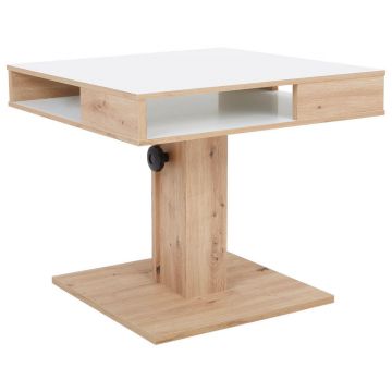 Măsuță De Cafea din material pe bază de lemn, 65/52-77/65 cm