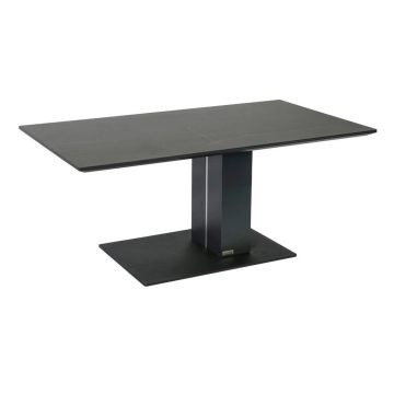 MĂSUȚĂ DE CAFEA metal, ceramică, material pe bază de lemn 110/59/47-66 cm