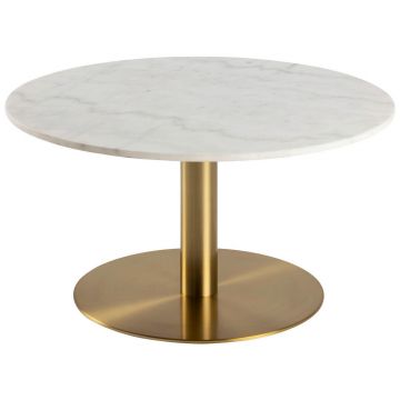 MĂSUȚĂ DE CAFEA din metal, piatră 80/80/45 cm
