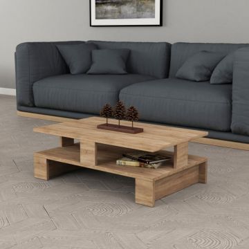 Masuta de Cafea Model Woods, 80x50x27.5 cm, Stejar ieftina