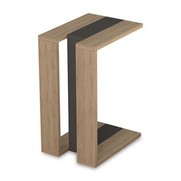Masuta Auxiliara Model Reid, 40x30x57 cm, Stejar la reducere