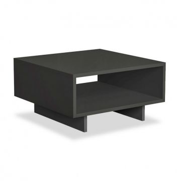 Masuta de Cafea Model Bates, 60x60x32 cm, Antracit la reducere
