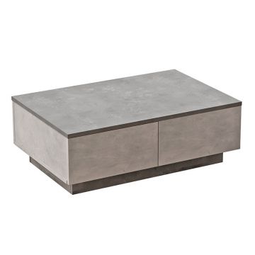 Masuta de Cafea Model Jaylee, 90x60x31.5 cm, Antracit/Gri