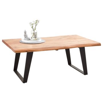 MĂSUțĂ DE CAFEA lemn, metal 115/70/45 cm