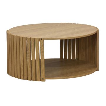 Masuta de cafea Heavenly pakoworld MDF Natural D83x38cm