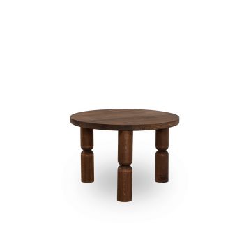 Masuta de cafea, Neostill, Ida 60, 60x40x60 cm, Lemn masiv, Maro