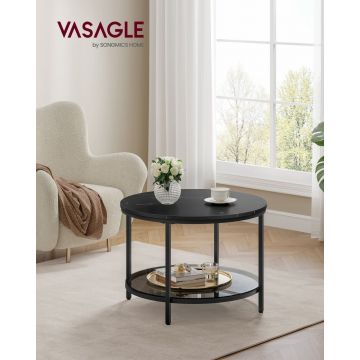 Masuta de cafea Vasagle Negru 65x65x46 cm