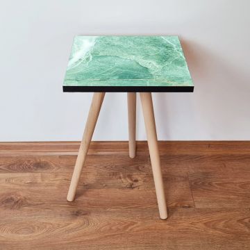 Masuta, Leona, Shp179, 35x42x35 cm, Verde/Alb