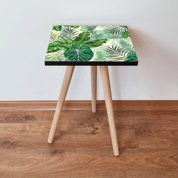 Masuta, Leona, Shp197, 35x42x35 cm, Verde / Bej