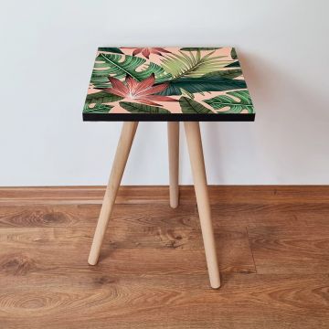 Masuta, Leona, Shp203, 35x42x35 cm, Roz/Verde