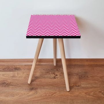 Masuta, Leona, Shp242, 35x42x35 cm, Fucsia/Alb