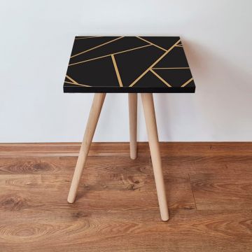 Masuta, Leona, Shp334, 35x42x35 cm, Negru