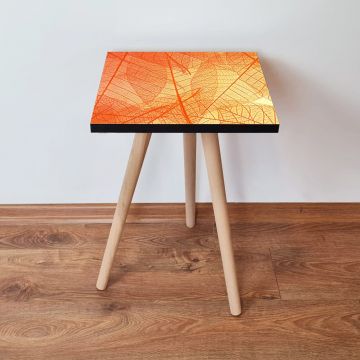Masuta, Leona, Shp359, 35x42x35 cm, Portocaliu / Galben