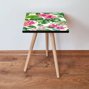 Masuta, Leona, Shp97, 35x42x35 cm, Roz/Verde/Alb