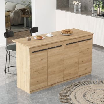 Masa de bucatarie, Locelso, OR1-S, Stejar ieftina