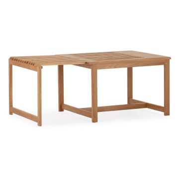 Măsuță de cafea în culoare naturală din lemn de stejar 60x70 cm Unai – MOME