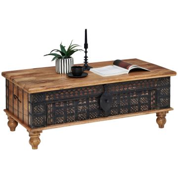 Măsuță De Cafea din lemn, metal, 120/60/45 cm