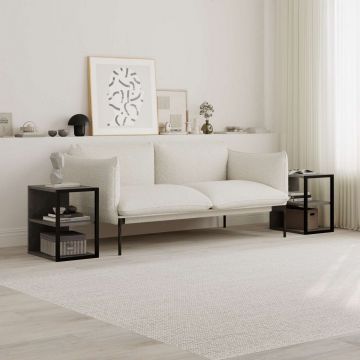 Set masute 2 piese, Homitis, Echo, Gri retro ieftina