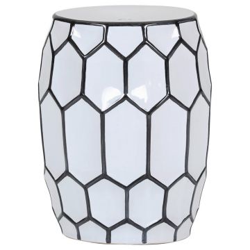 MASĂ AUXILIARĂ din ceramică, 33/33/45 cm