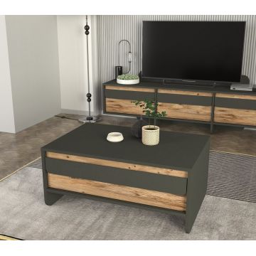 Masa de cafea, Bold Statement, UnicUtil, 90 x 60 x 40, Antracit-Bardolino, UUMC19