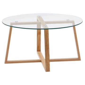 Măsuță De Cafea din sticlă, 78/78/41 cm