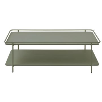 Măsuță de cafea verde din metal 55x110 cm Yuba – Unique Furniture