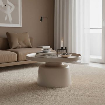 Masuta de cafea Ginoze Capuccino 70x70x38 cm