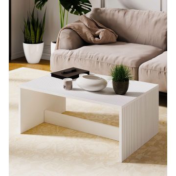 Masuta de cafea, Hanah Home, Lenna, 90x41.4x60 cm, PAL, Alb