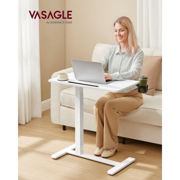 Masuta de laptop Vasagle Alb 70x40x102 cm