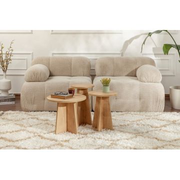 Set 3 masute de cafea Lume Albastru