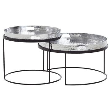 Set Măsuțe De Cafea din metal, 46/46/41 cm