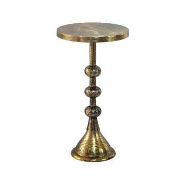 Masă Auxiliară din metal, 30/30/56 cm