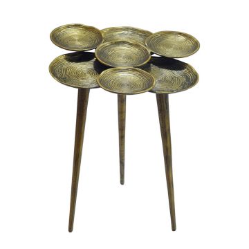 Masă Auxiliară din metal, 46/46/55 cm