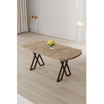 Masa, Hanah Home, Kaye, 168x76x90 cm, Pin Atlantic / Maro