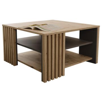 Măsuță De Cafea din material pe bază de lemn, 80/80/45 cm