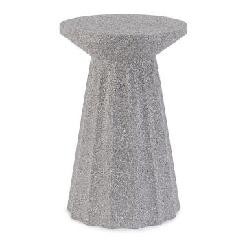 Măsuță de cafea gri rotundă din oțel ø 30 cm Adelya – Yes Everyday