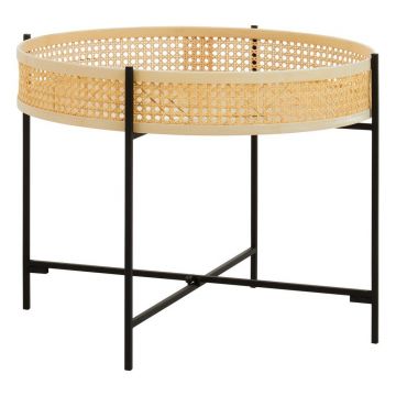 Măsuță de cafea în culoare naturală rotundă din ratan ø 60 cm Depok – Premier Housewares