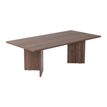 Măsuță de cafea maro închis cu aspect de lemn de nuc 60x119 cm Sabin – Kalune Design