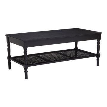Măsuță de cafea neagră 60x120 cm Heritage – Premier Housewares